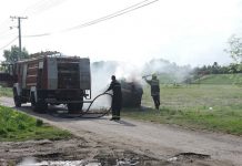 Brza intervencija vatrogasaca: Goreo kontejner u Kamp naselju